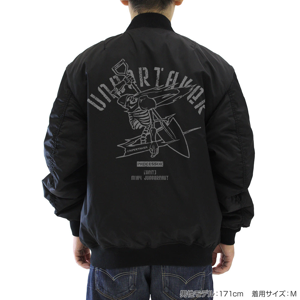 86―八十六―_M尺寸_〈死神〉個人標誌 MA-1夾克/黑色