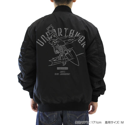 86―八十六―_M尺寸_〈死神〉個人標誌 MA-1夾克/黑色