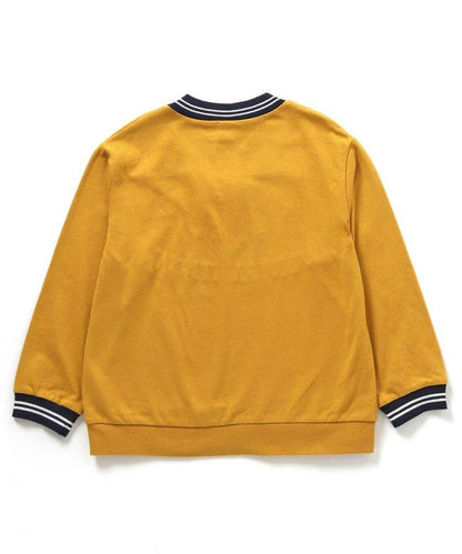 條紋圓領大學T恤