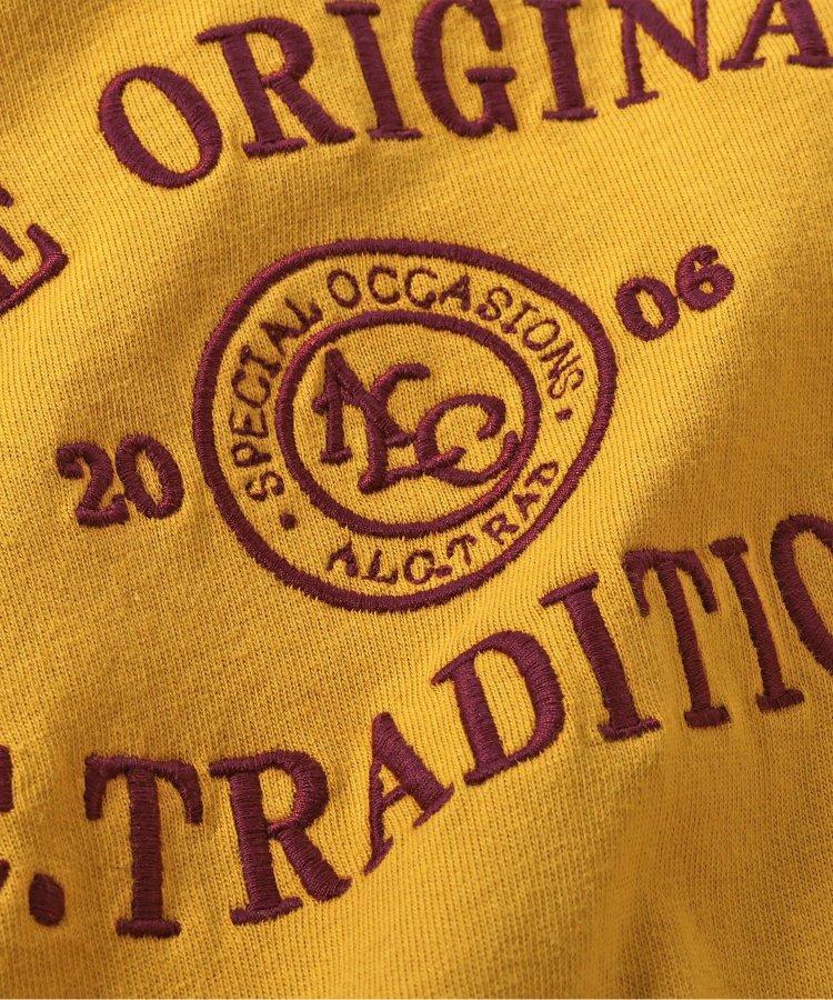 條紋圓領大學T恤