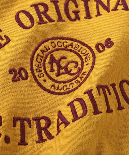 條紋圓領大學T恤