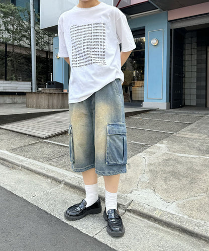 【UNISEX】半身貨物褲