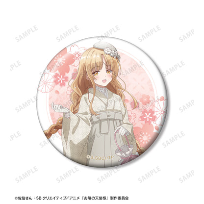 《關於我在無意間被隔壁的天使變成廢柴這件事》描繪版 椎名 真晝 復古現代風和服款 罐裝徽章2個套裝