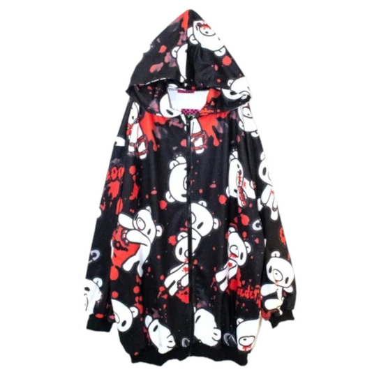 ACDC RAG 暗黑風ZIP衛衣 黑色［特賣］ (RG4187)