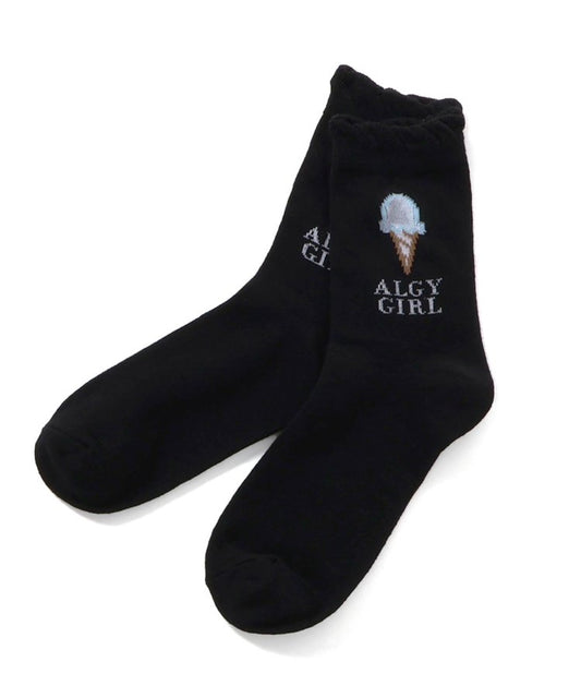 3P對象 冰淇淋圖案透明薄襪