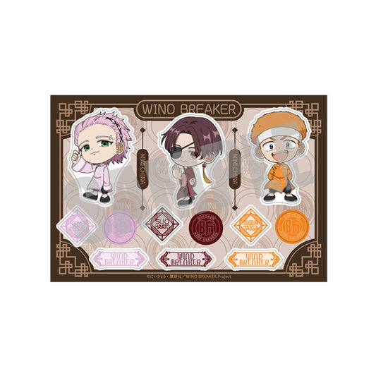 《防風少年》_貼紙 蘇枋 隼飛&桐生 三輝&柘浦 大河 迷你 中國版。