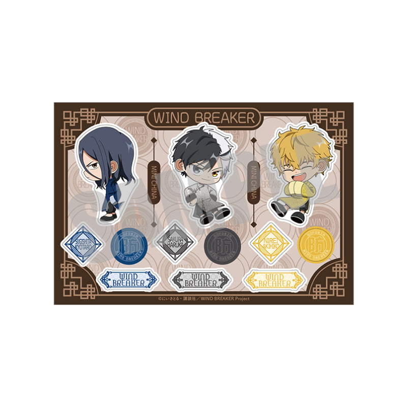 《防風少年》_貼紙 櫻花 遙&杉下 京太郎&楡井 秋彥 迷你 中國版。