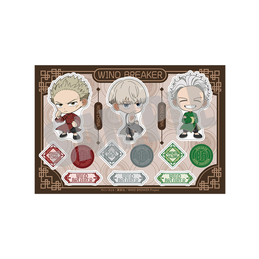 《防風少年》_貼紙 梅宮一&柊登馬&梶蓮 MINI 中國版。