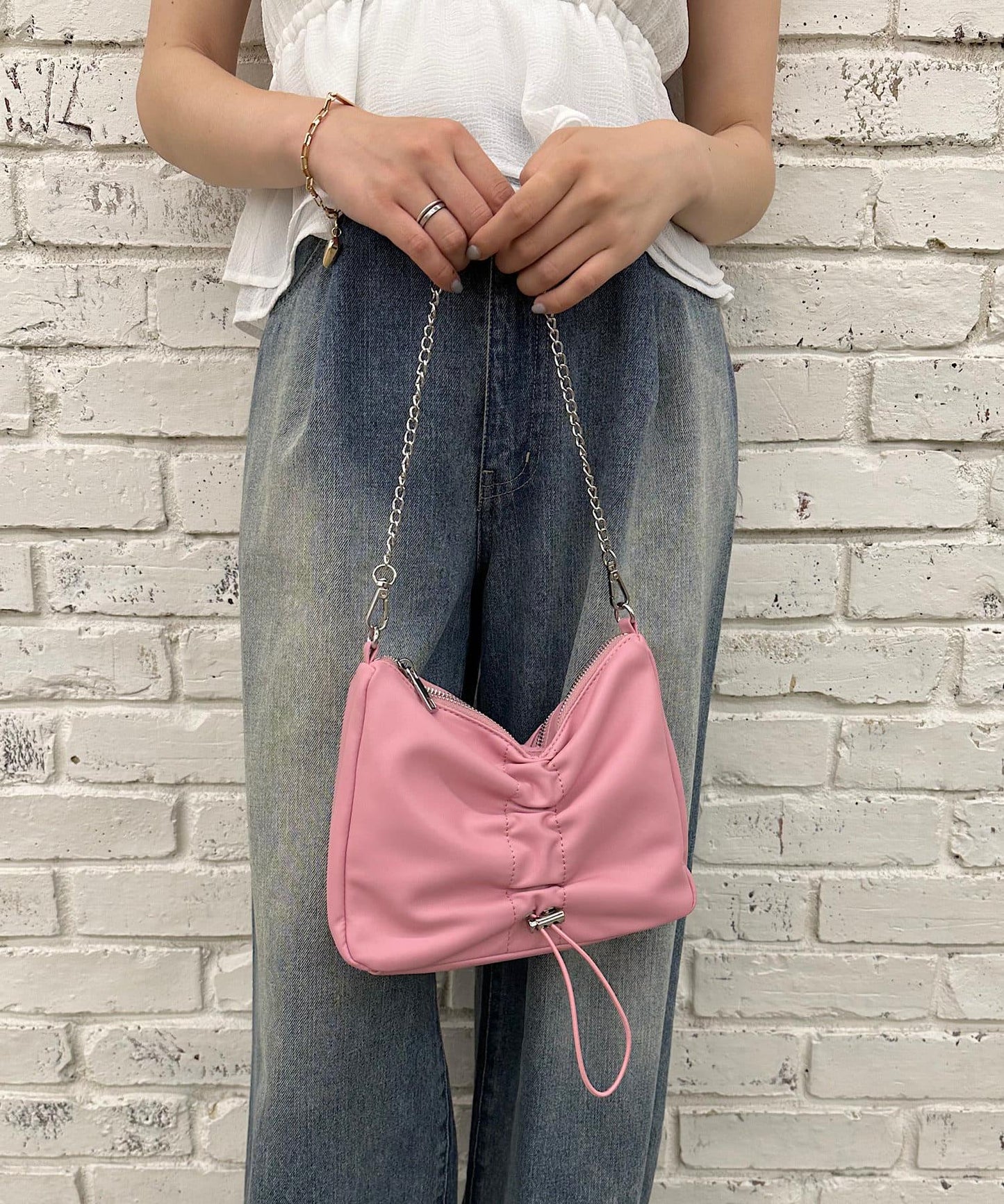 【2024SS】鏈條掉落迷你肩揹包