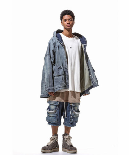 A.F ARTEFACT/藝術品/復古牛仔短褲