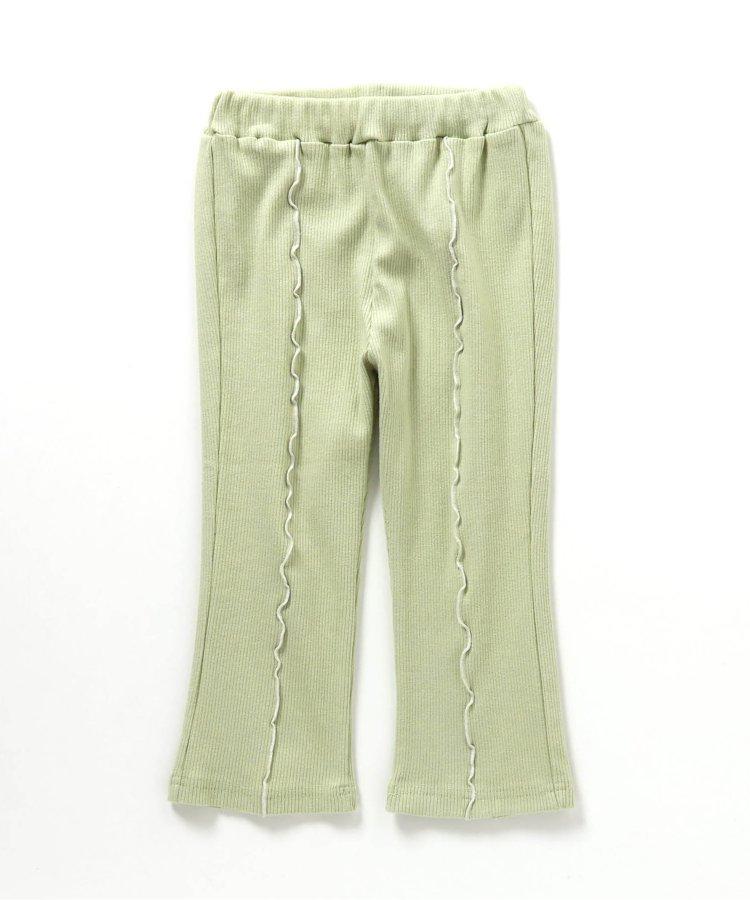 7天風格 心形蓬鬆喇叭褲 10分褲