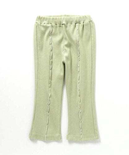 7天風格 心形蓬鬆喇叭褲 10分褲