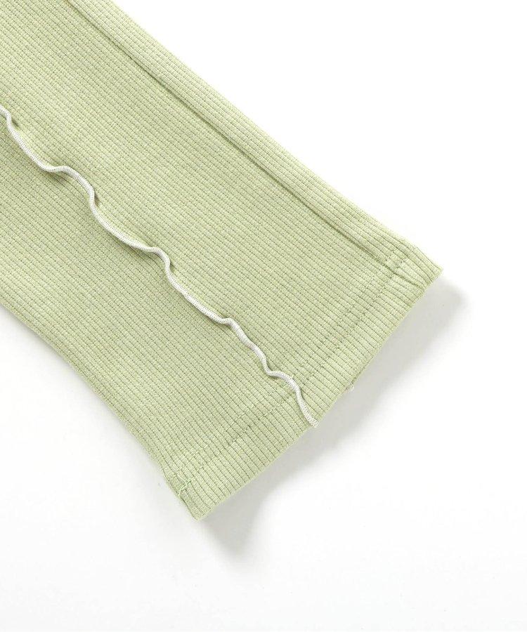 7天風格 心形蓬鬆喇叭褲 10分褲