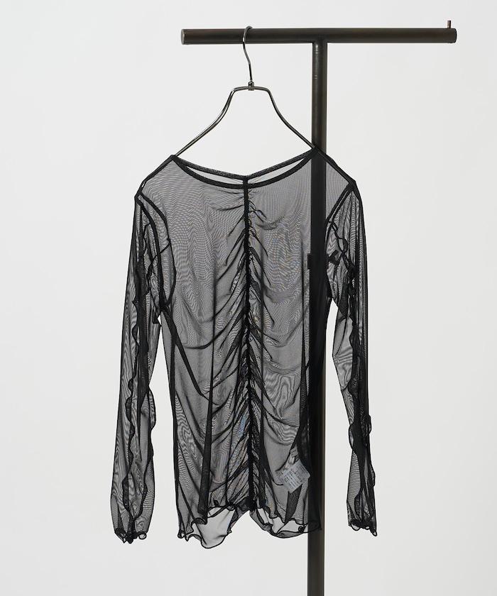 雙層蕾絲短T-shirt