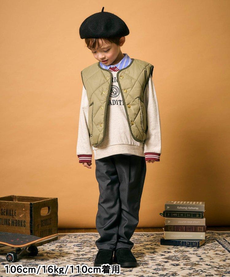 條紋圓領大學T恤