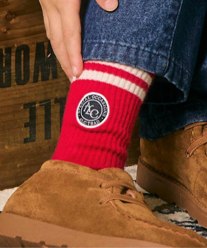 3P套裝 基礎logo襪子