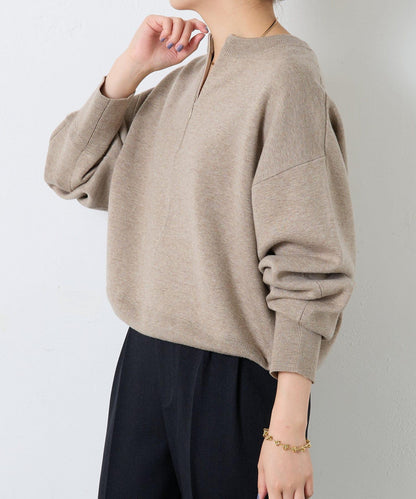 【可手洗】拉鍊衛衣風針織衫