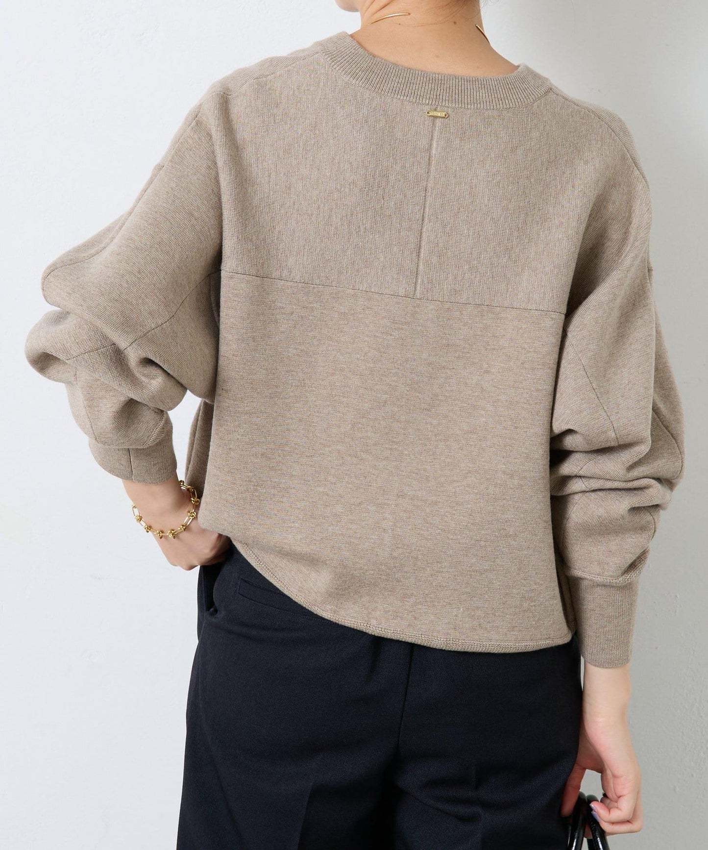 【可手洗】拉鍊衛衣風針織衫