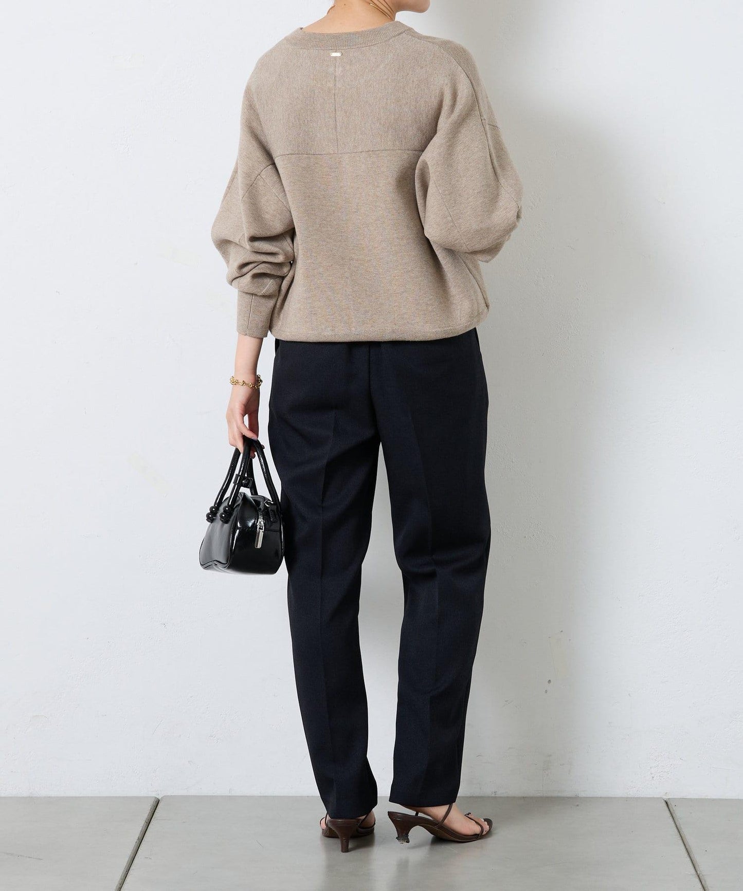 【可手洗】拉鍊衛衣風針織衫