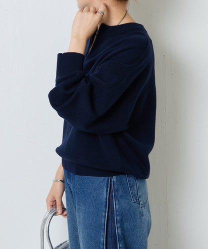 【可手洗】拉鍊衛衣風針織衫