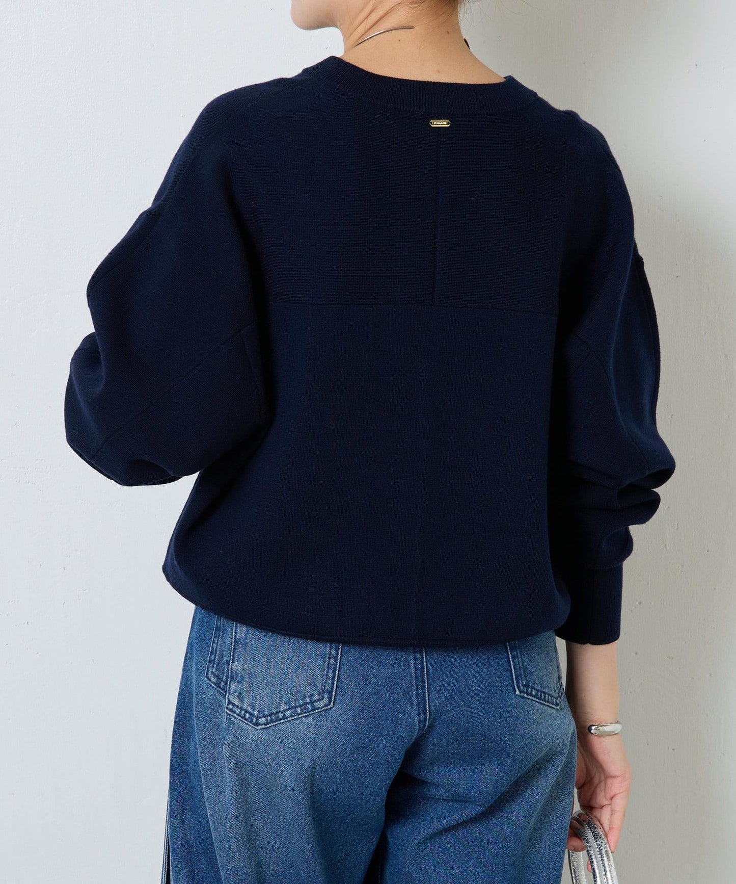 【可手洗】拉鍊衛衣風針織衫