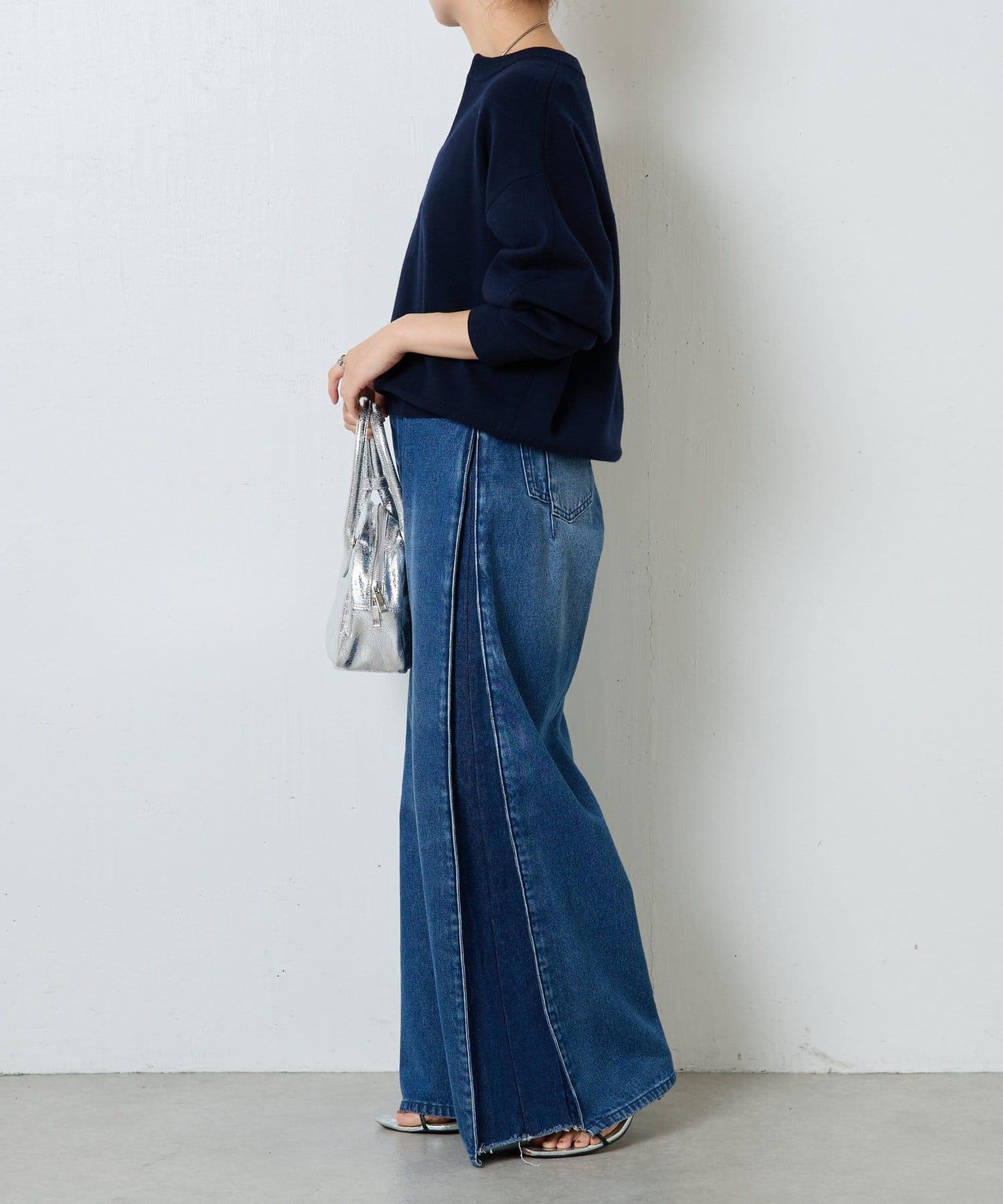 【可手洗】拉鍊衛衣風針織衫