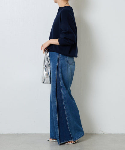 【可手洗】拉鍊衛衣風針織衫