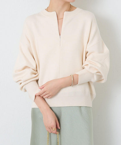 【可手洗】拉鍊衛衣風針織衫
