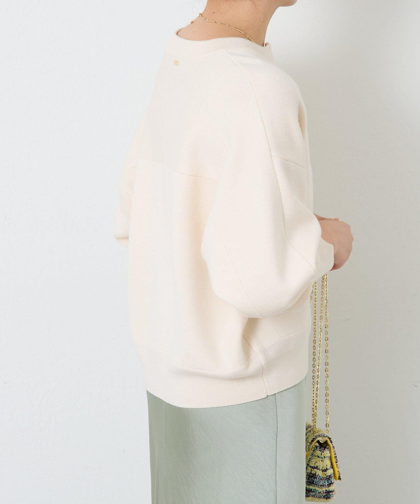 【可手洗】拉鍊衛衣風針織衫