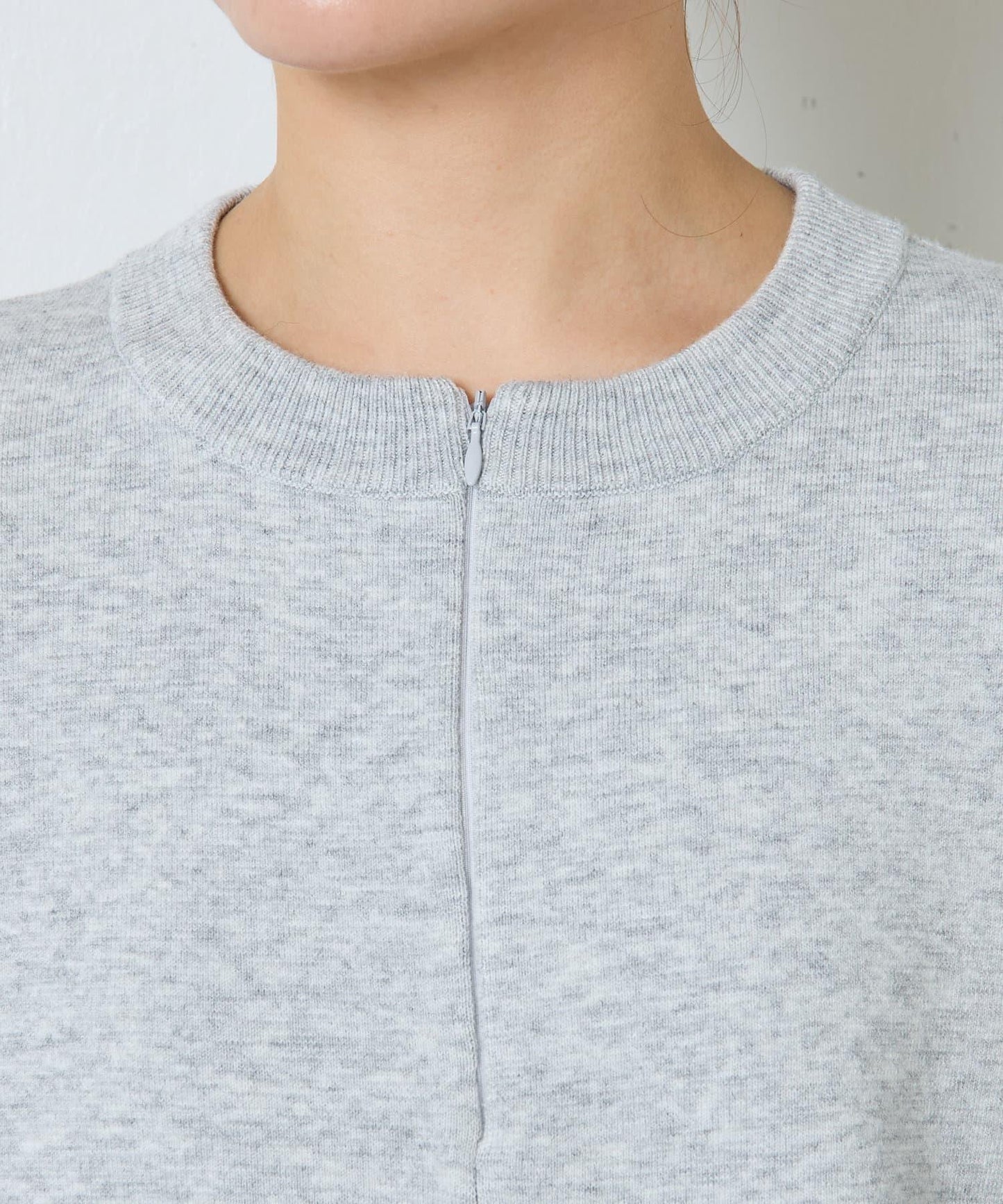 【可手洗】拉鍊衛衣風針織衫