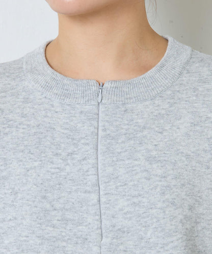 【可手洗】拉鍊衛衣風針織衫