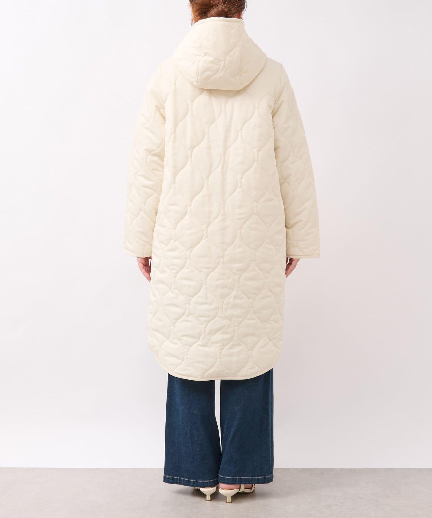 "可拆卸外套" 馬甲+中長款拼接棉服"