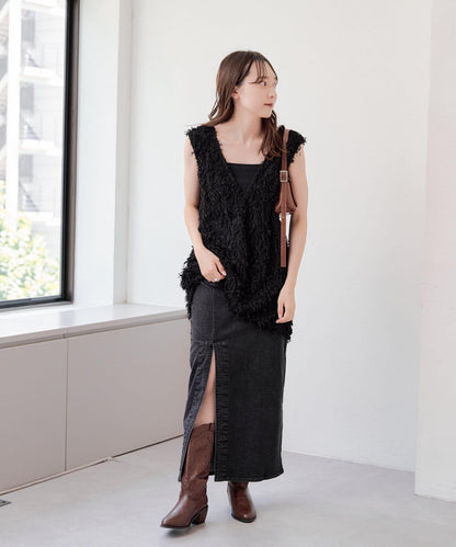 【2024AW】長款羽絨馬甲
