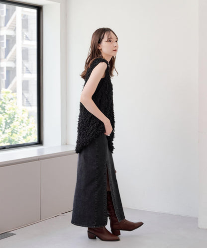 【2024AW】長款羽絨馬甲