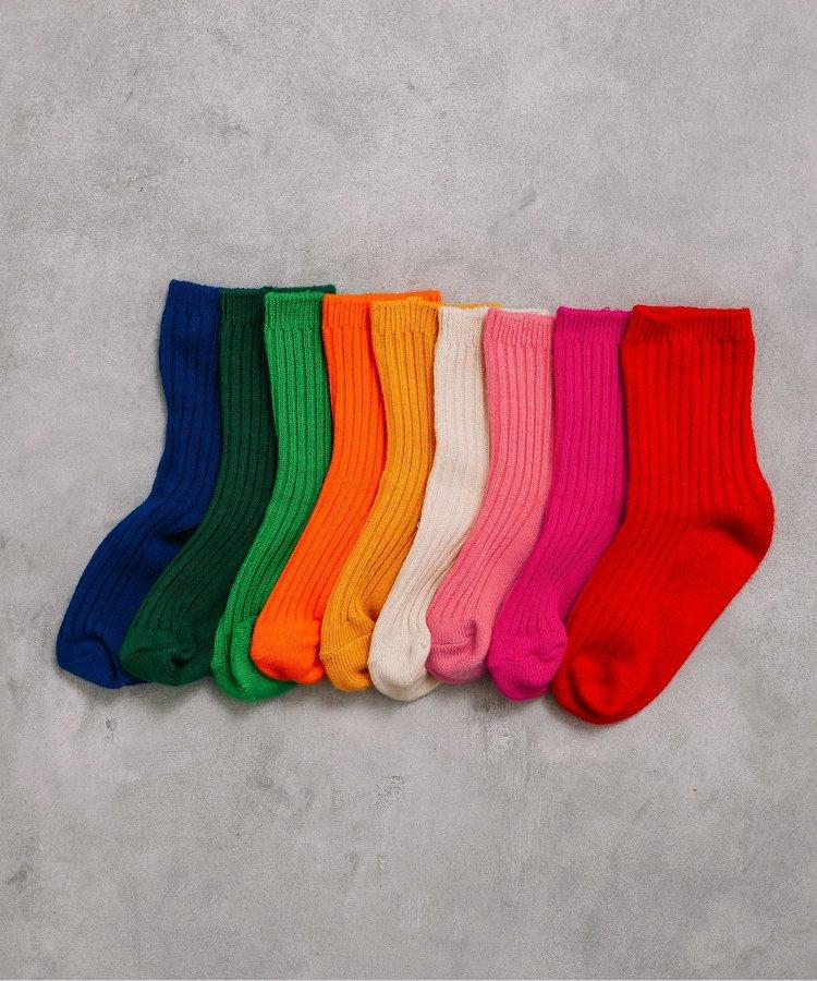 3P套裝 霓虹色條紋襪