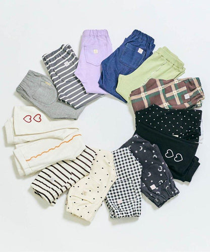 7天風格 心形蓬鬆喇叭褲 10分褲