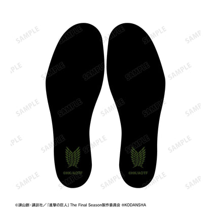 《進擊的巨人》- 調査兵団 長筒橡膠靴 男女皆宜尺寸/26.0厘米