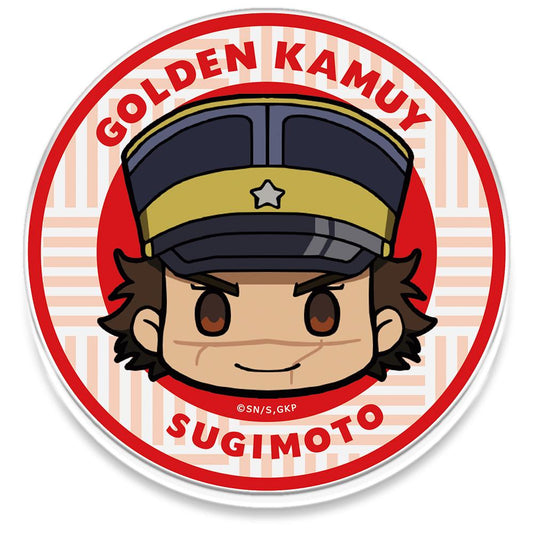 《黃金神威》_Q彈卡通亞克力杯墊A[杉元佐一]