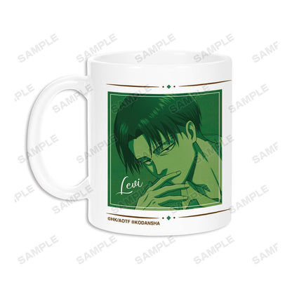 《進擊的巨人》描繪插圖 利威 放鬆版 馬克杯