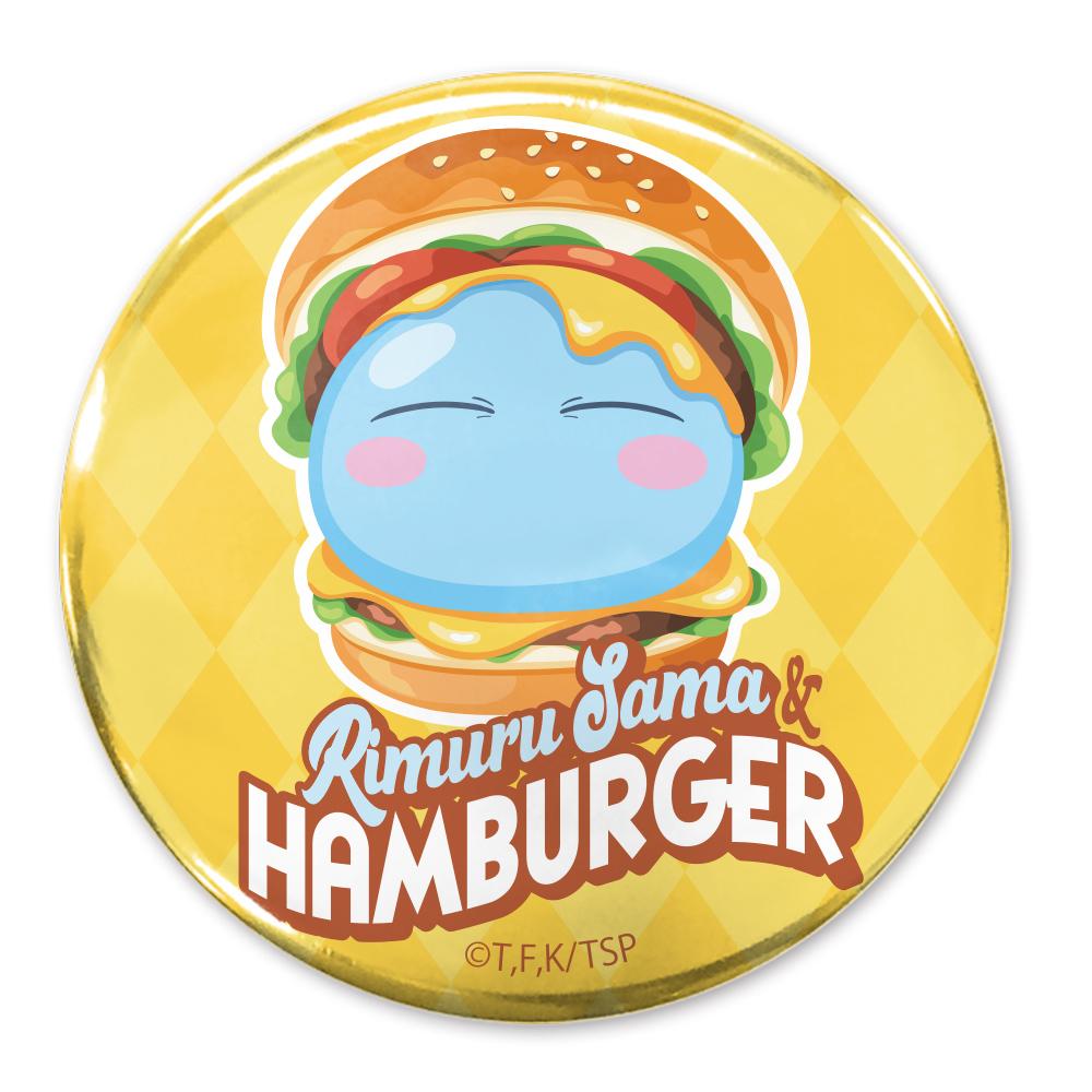 《關於我轉生成為史萊姆這檔事》- 被漢堡包夾住的利姆魯大人 65mm 罐裝徽章