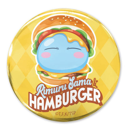 《關於我轉生成為史萊姆這檔事》- 被漢堡包夾住的利姆魯大人 65mm 罐裝徽章
