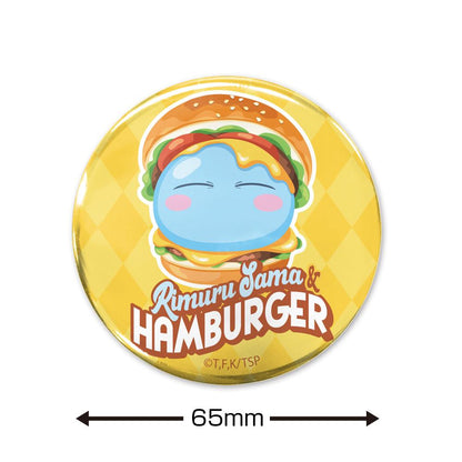 《關於我轉生成為史萊姆這檔事》- 被漢堡包夾住的利姆魯大人 65mm 罐裝徽章