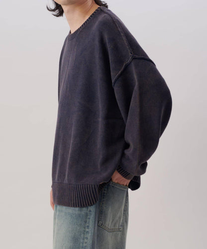 石洗針織衫