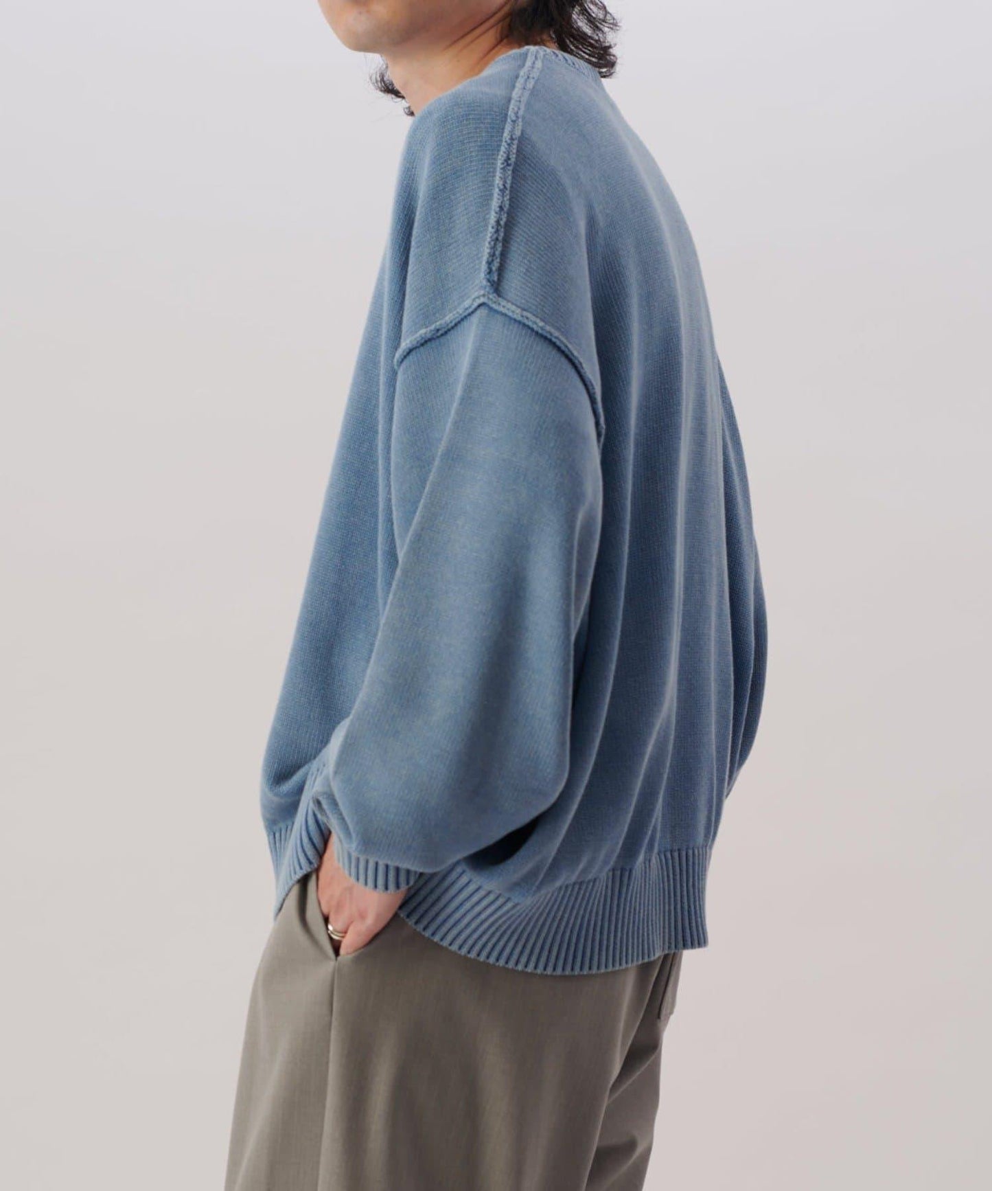 石洗針織衫