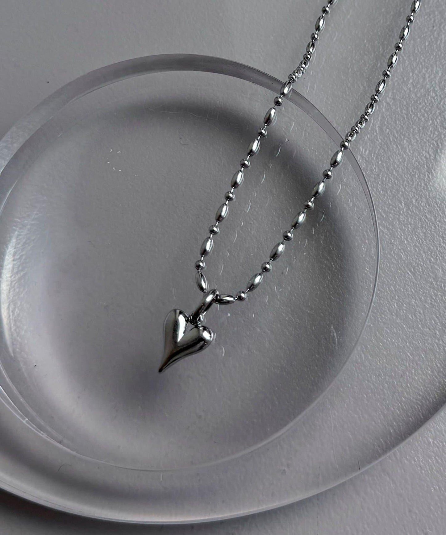 不鏽鋼心形吊墜項鍊