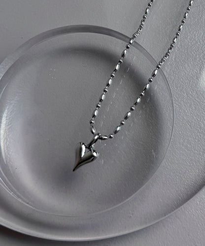 不鏽鋼心形吊墜項鍊