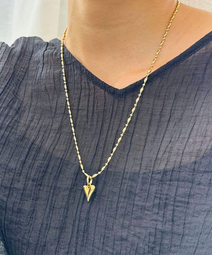 不鏽鋼心形吊墜項鍊