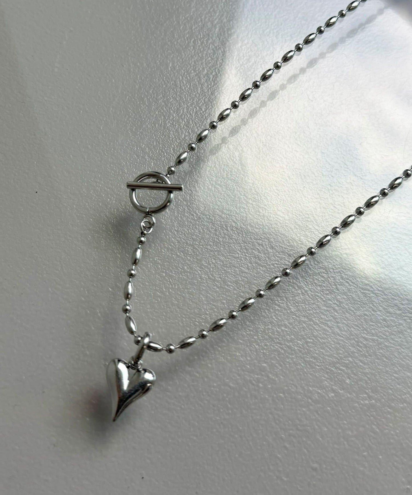 不鏽鋼心形吊墜項鍊