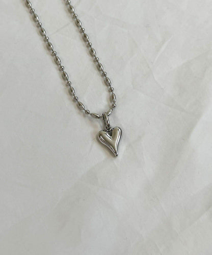不鏽鋼心形吊墜項鍊