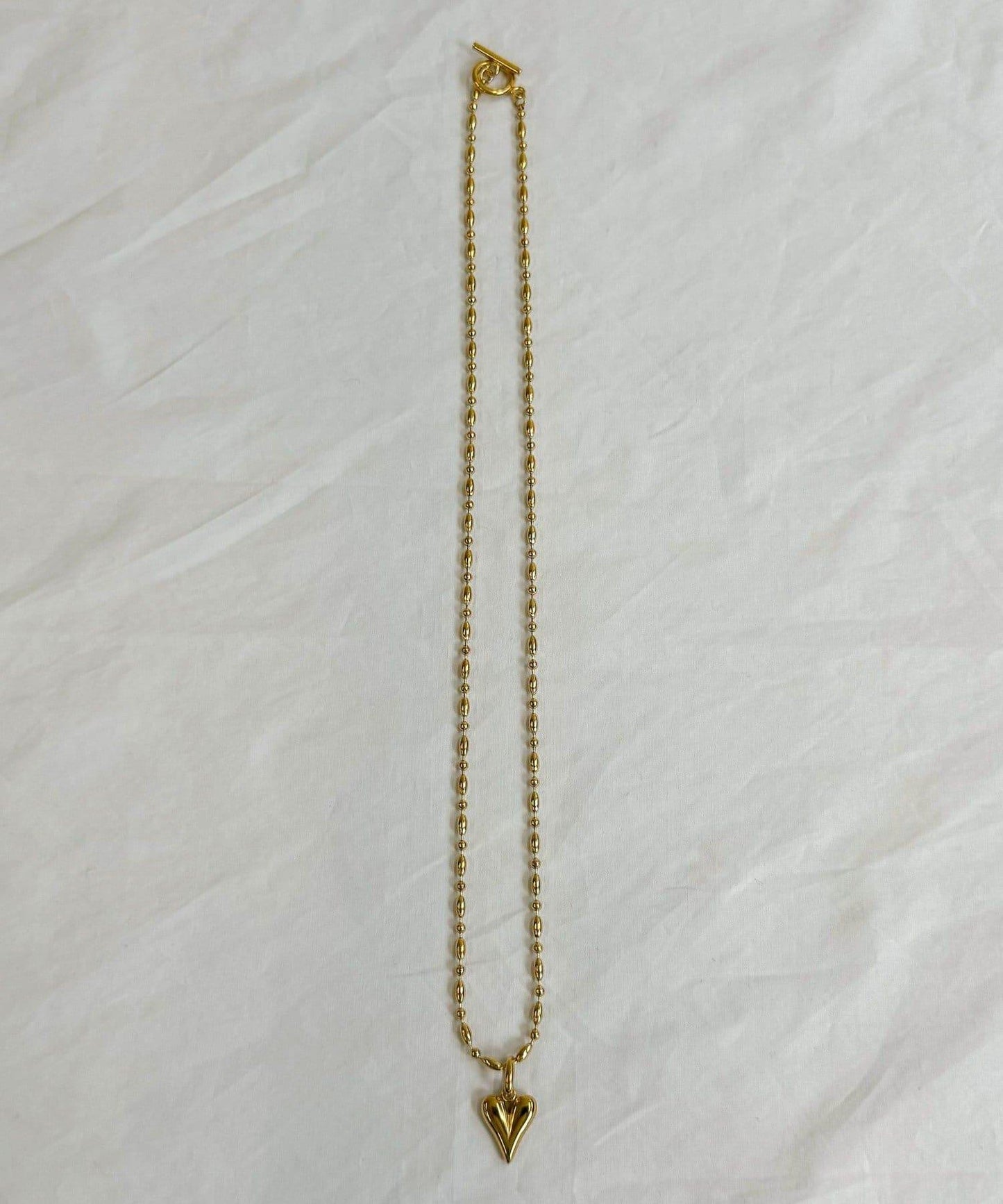 不鏽鋼心形吊墜項鍊